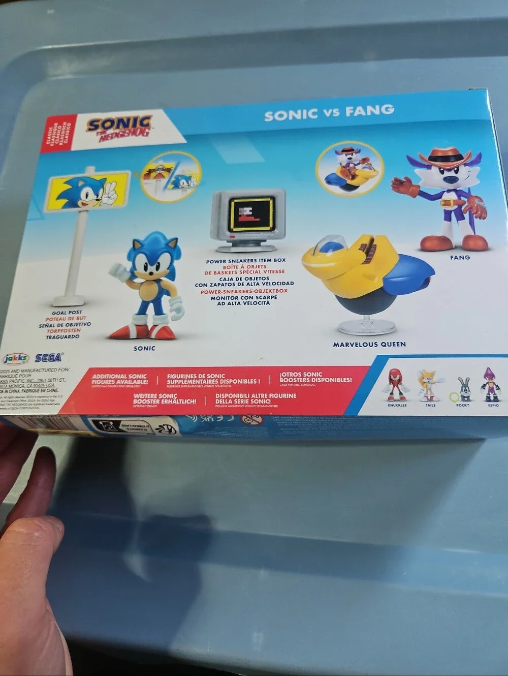 Jakks Sonic the Hedgehog Sonic Vs Fang Diorama 2.5